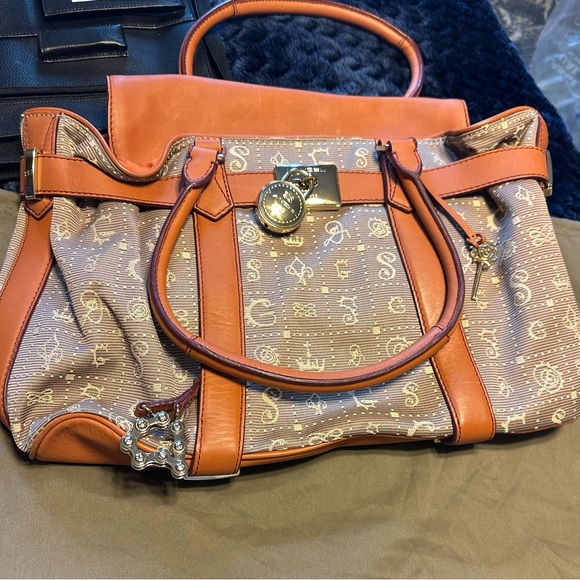 TAN LANCEL HANDBAG - Picture 2 of 12